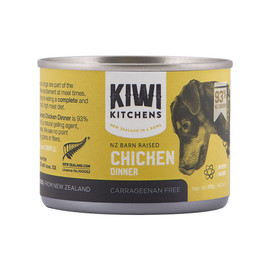 Kiwi Kitchens NZ Barn Raised Chicken Dinner Canned Dog Food - Front, 6 oz