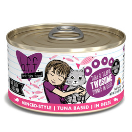 B.F.F. Twosome Tuna & Tilapia in Aspic Canned Cat Food 