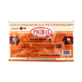 Primal Raw Frozen Recreational Beef Marrow Bones for Dogs & Cats