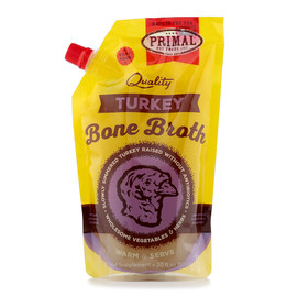 Primal Frozen Turkey Bone Broth for Cats & Dogs