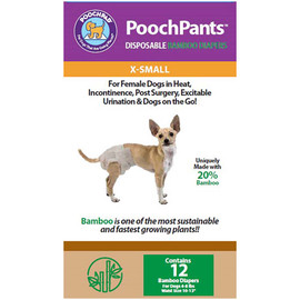 PoochPants Disposable Bamboo Dog Diapers