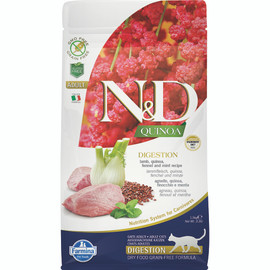Farmina N&D Quinoa Digestion Lamb, Quinoa, Fennel and Mint Recipe Dry Cat Food