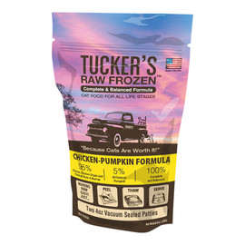 Tucker's Raw Frozen Chicken-Pumpkin Recipe Cat Food