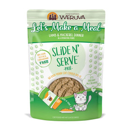 Slide N' Serve Let's Make a Meal Lamb & Mackerel Dinner Wet Cat Food - Front