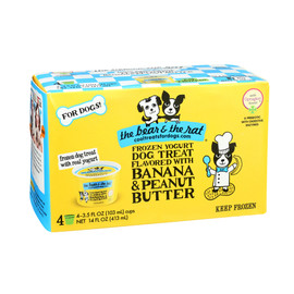 The Bear & The Rat Banana & Peanut Butter Frozen Yogurt Dog Treat