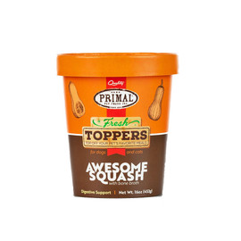 Primal Fresh Toppers Awesome Squash Whole Food Supplement for Dogs & Cats - Front