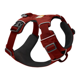RuffWear Front Range Dog Harness - Front, Red Clay