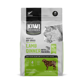 Kiwi Kitchens Gently Air-Dried Lamb Dinner With Mackerel Cat Food