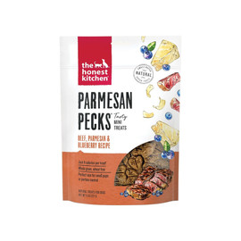 The Honest Kitchen Parmesan Pecks w/ Beef, Parmesan & Blueberry Dog Treats -Front