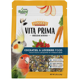 Vita Prima Sunseed Wholesome Nutrition Cockatiel & Lovebird Bird Food - Front