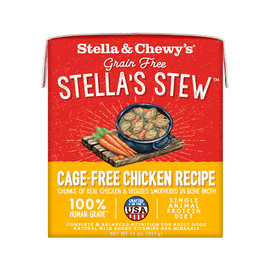 Stella & Chewy's Stella's Stew Cage-Free Chicken Recipe Wet Dog Food - Front