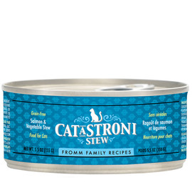 Fromm Cat-A-Stroni Salmon & Vegetable Stew Canned Cat Food - Front