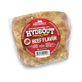 Bark & Harvest HydeOut Natural Cheek Chip Beef Flavor Dog Chew Treat - Front
