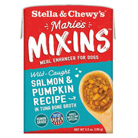 Stella & Chewy's Marie's Mix-Ins Wild-Caught Salmon & Pumpkin Recipe Wet Dog Food Topper - Front
