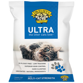 Dr. Elsey's Ultra Multi-Cat Strength Unscented Clumping Cat Litter - Front, 40 lb