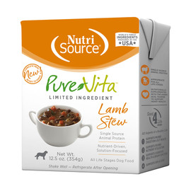 PureVita Grain Inclusive Lamb Stew Wet Dog Food - Front