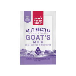 The Honest Kitchen Daily Boosters Instant Goat's Milk w/ Probiotics for Dogs - Front, .18 oz