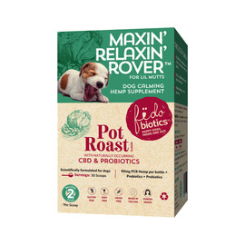 Maxin Relaxin Rover for Lil Mutts Hemp Dog Supplement - Front