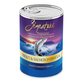 Pet Food Express Zignature Trout & Salmon Formula Canned Dog Food - Front