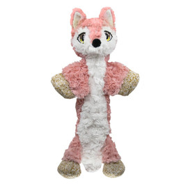 Kong Low Stuff Flopzie Fox Plush Dog Toy - Front