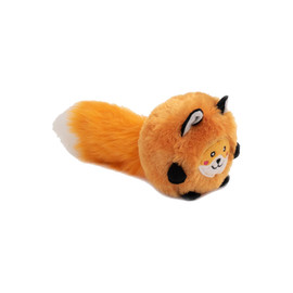 ZippyPaws Fox Bushy Throw Plush Dog Toy - Front