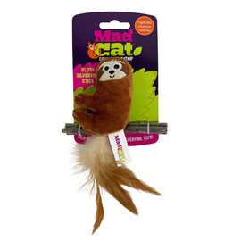 Mad Cat Sloth w/ Silvervine Stick Cat Toy - Front