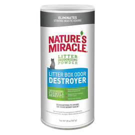 Nature's Miracle Cat Litter Box Odor Destroyer Powder - Front