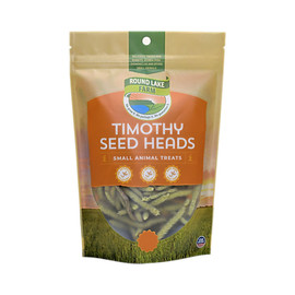 Round Lake Farm Timothy Seed Heads Small Animal Treats - Front