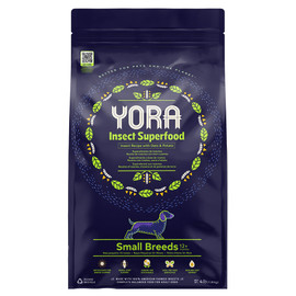 Yora Insect Superfood Recipe w/ Potato & Oats Small Breeds Adult Dry Dog Food - Front, 4 lb