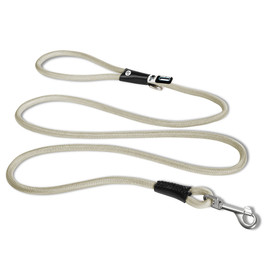 Curli Stretch Comfort Light Tan Dog Leash - Front