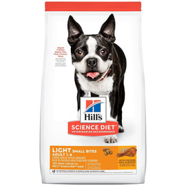 Hill's Science Diet Light Small Bites w/ Chicken Meal & Barely Adult 1-6 Premium Dry Dog Food - Front
