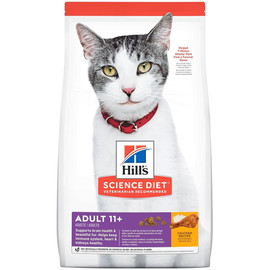 Hill's Science Diet Chicken Recipe Adult 11+ Premium Dry Cat Food - Front