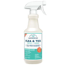 Wondercide Flea & Tick Cedarwood Scent Spray for Pets + Home with Natural Essential Oils - Front