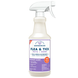 Wondercide Flea & Tick Rosemary Scent Spray for Pets + Home with Natural Essential Oils - Front
