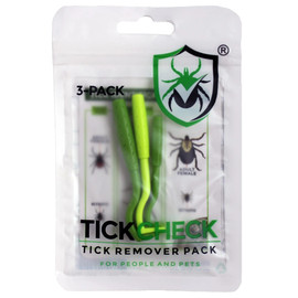 TickCheck Tick Remover Hook Value Pack, 3-Pack - Front