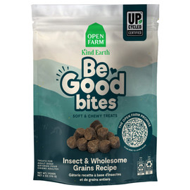 Open Farm Kind Earth Be Good Bites Insect & Wholesome Grains Recipe Soft & Chewy Dog Treats - Front