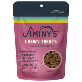 Jiminy's Pumpkin & Berry Recipe Soft Training Dog Treats - Front
