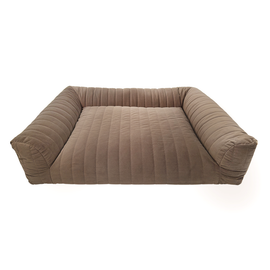 Fog City Pet Brown Saddle Sofa Dog Bed - Front/Top