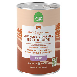 Open Farm Chicken & Grass-Fed Beef Recipe Pate Canned Dog Food - Front