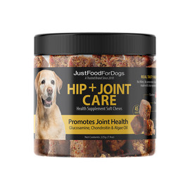 JustFoodForDogs Hip & Joint Care Soft Chews Dog Supplement