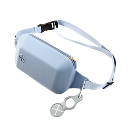 Fog City Pet Blue Travel Buddy Multi-Use Treat Pouch - Front