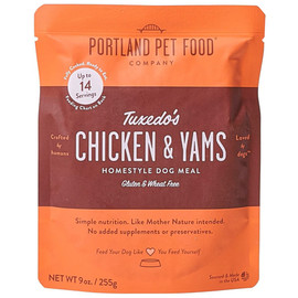 Portland Pet Food Tuxedo's Chicken & Yams Homestyle Meal Dog Food - Front