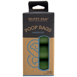 Spiffy Paw Unscented Recycled Poop Bags for Waste Disposal