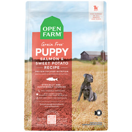 Open Farm Grain Free Puppy Salmon & Sweet Potato Recipe Dry Dog Food - Front