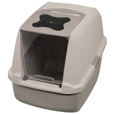 catit hooded cat litter pan