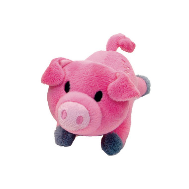 pink pig dog toy