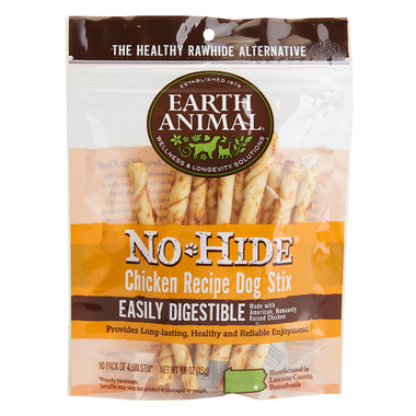 earth animal no hide chicken recipe dog chews