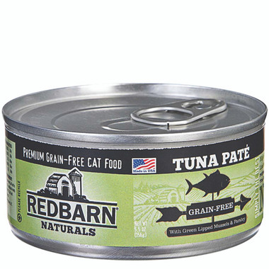 Redbarn Naturals Grain Free Tuna Recipe Pate Canned Cat Food Pet