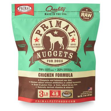 Primal Raw Frozen Canine Nuggets 