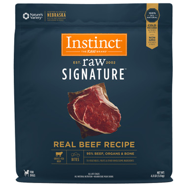 instinct beef dog food